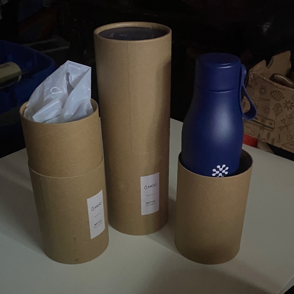 Blue Insulated Water Bottle by
